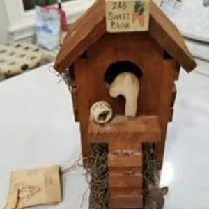 Vintage Pawtuxet Bunny Hutch 248 Sweet Briar Birdhouse 1994